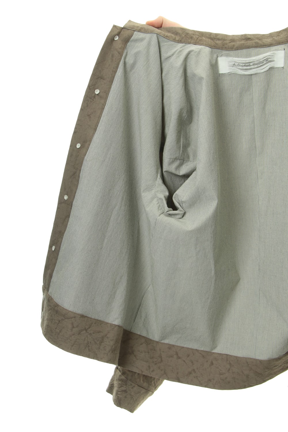 Jacket Rayon Linen hand Made Salt Wrinkle JK62-RY3