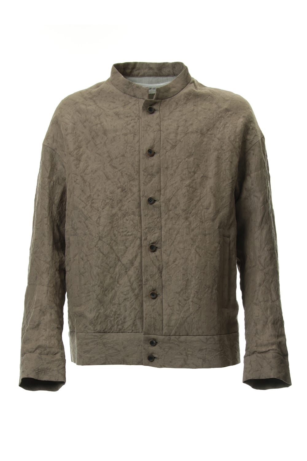 Jacket Rayon Linen hand Made Salt Wrinkle JK62-RY3
