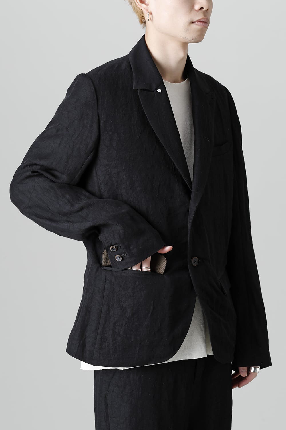 メンズ ピークドラペルジャケット