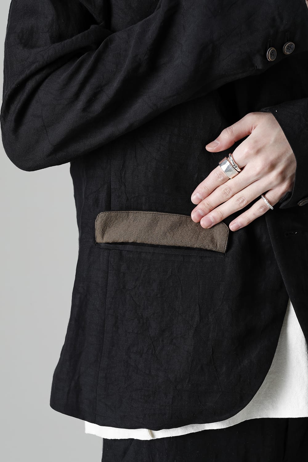 メンズ ピークドラペルジャケット