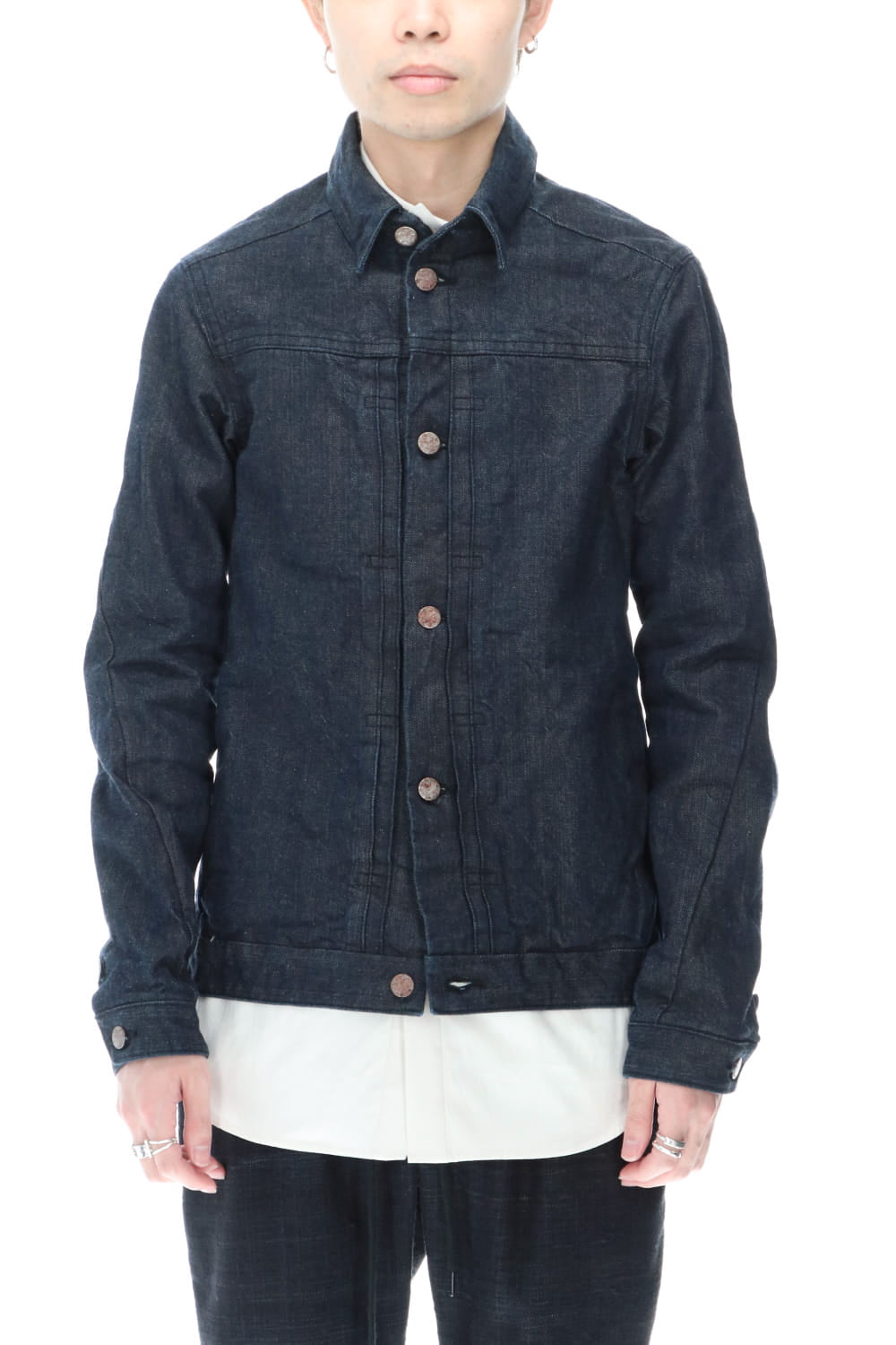 Jacket Denim 13oz cotton selvedge Indigo-Blue