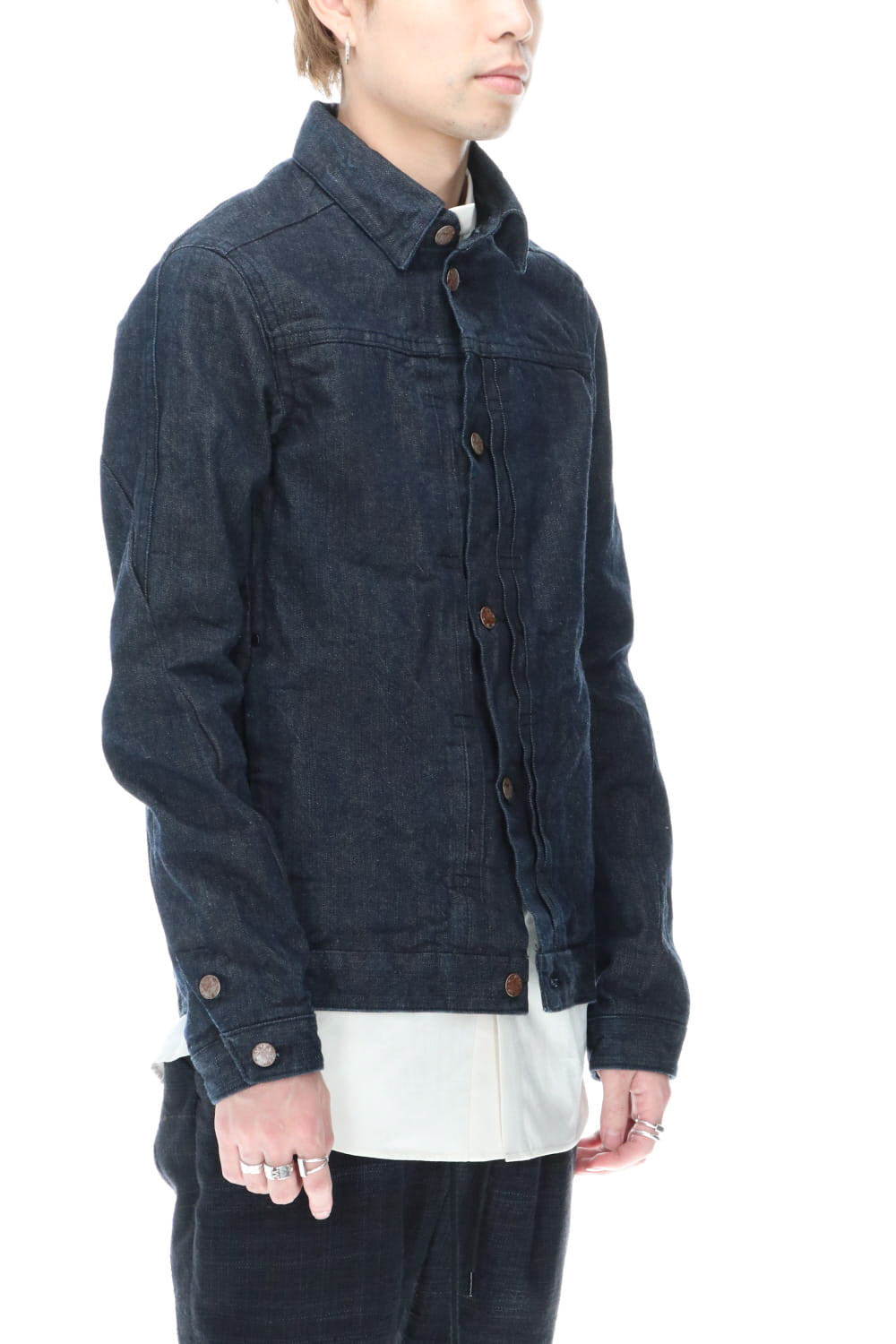 Jacket Denim 13oz cotton selvedge Indigo-Blue