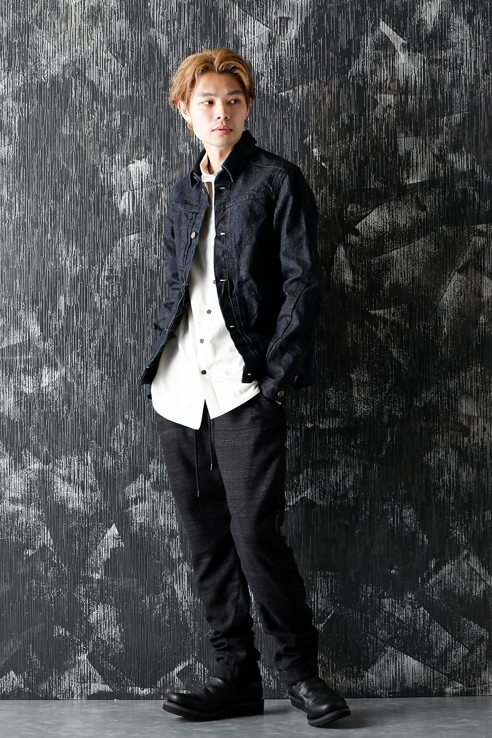 Jacket Denim 13oz cotton selvedge Indigo-Blue