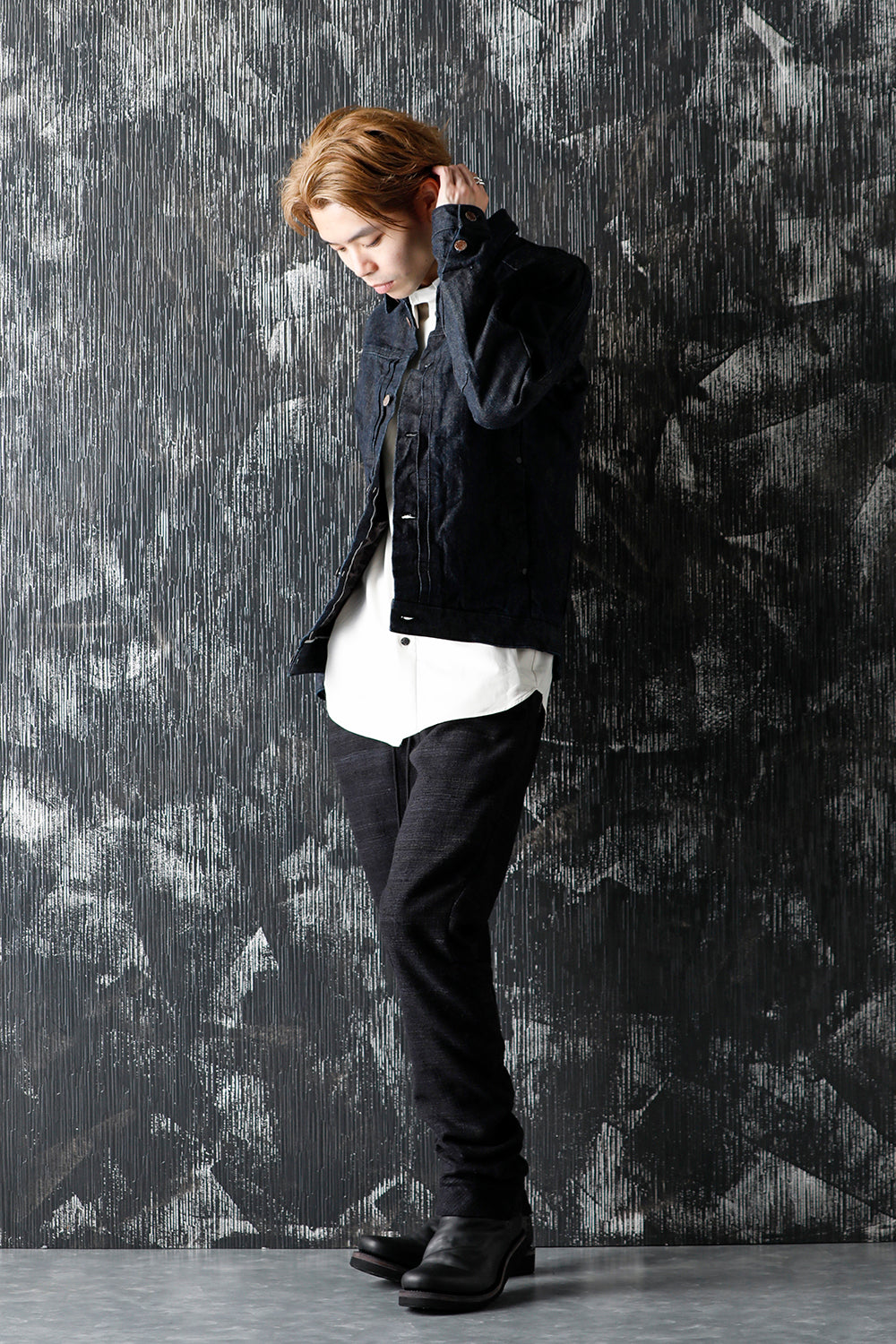 Jacket Denim 13oz cotton selvedge Indigo-Blue