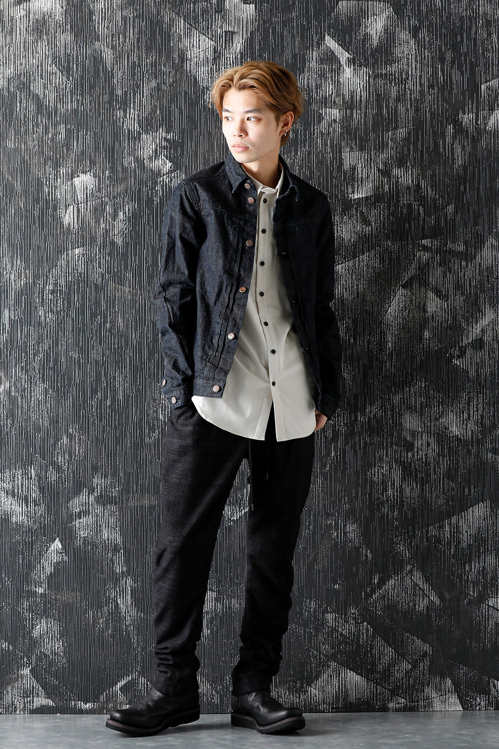 Jacket Denim 13oz cotton selvedge Indigo-Blue