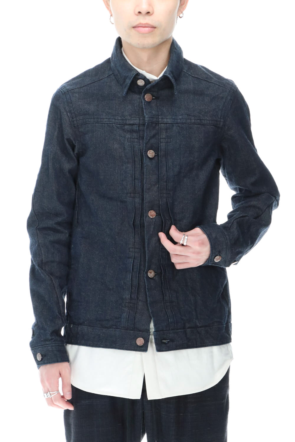 Jacket Denim 13oz cotton selvedge Indigo-Blue
