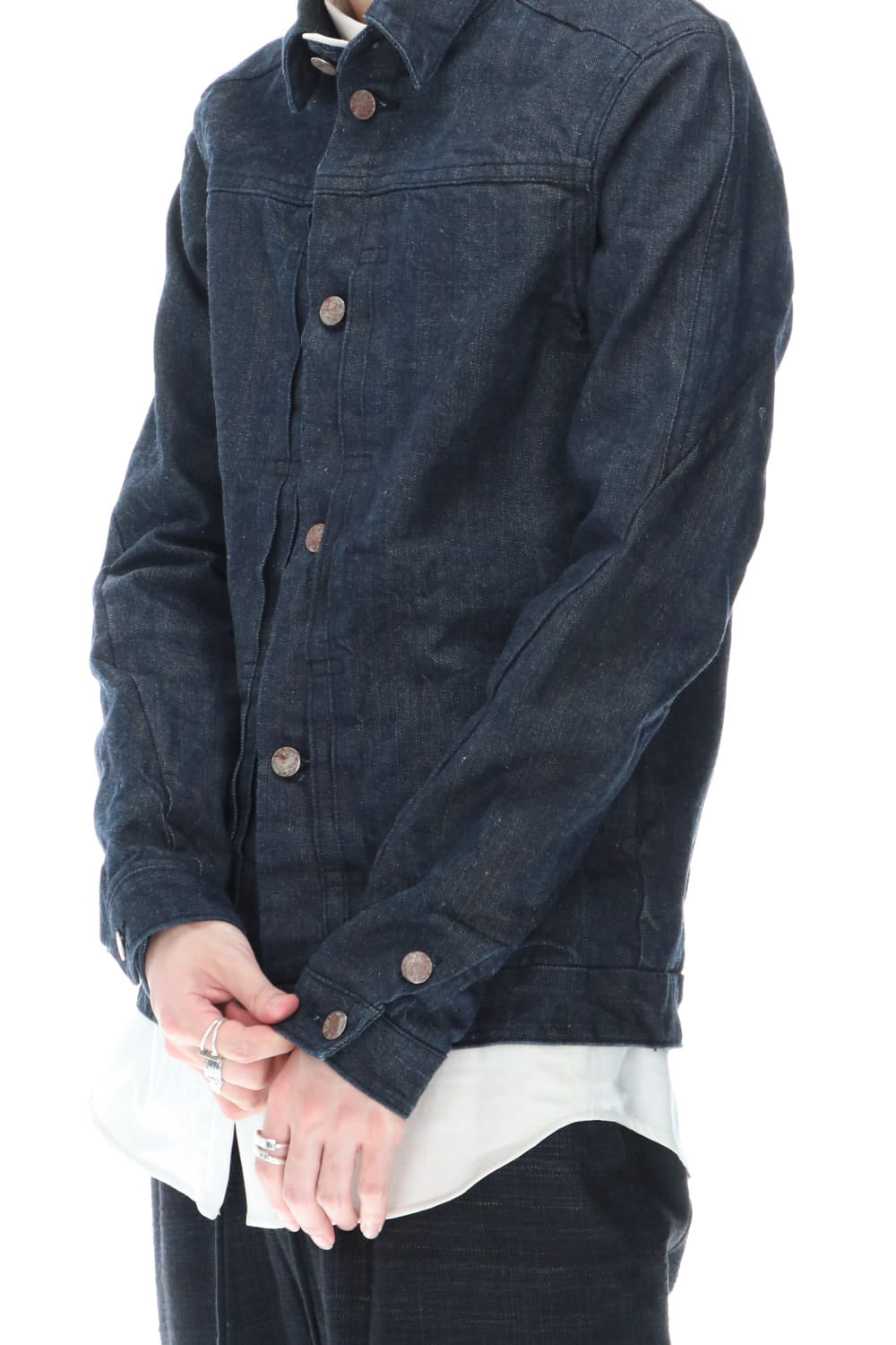 Jacket Denim 13oz cotton selvedge Indigo-Blue
