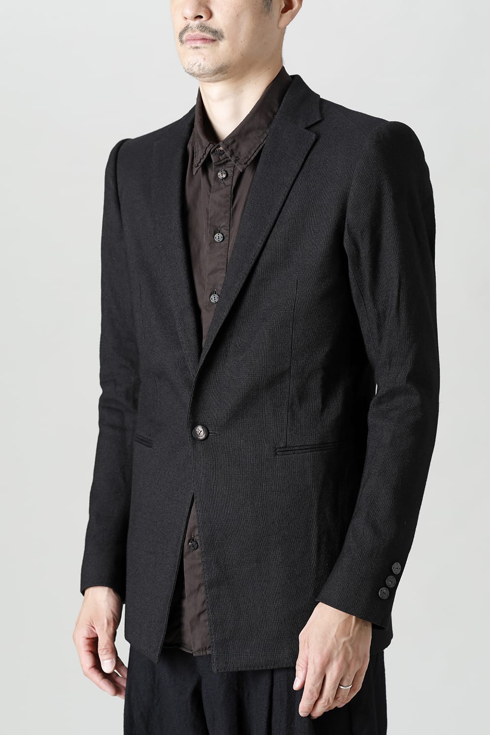 Tailored jacket Ramie high count