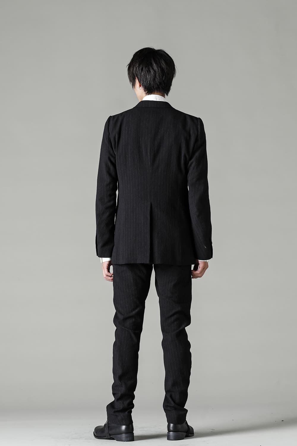 ジャケット シュリンク ウール ストライプ