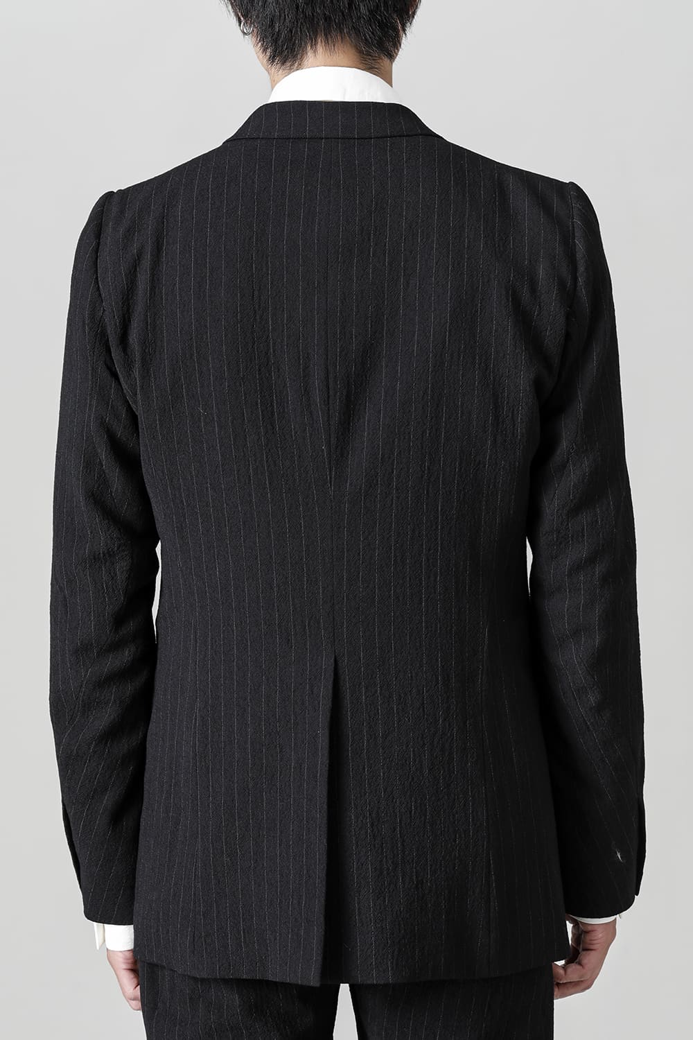 ジャケット シュリンク ウール ストライプ