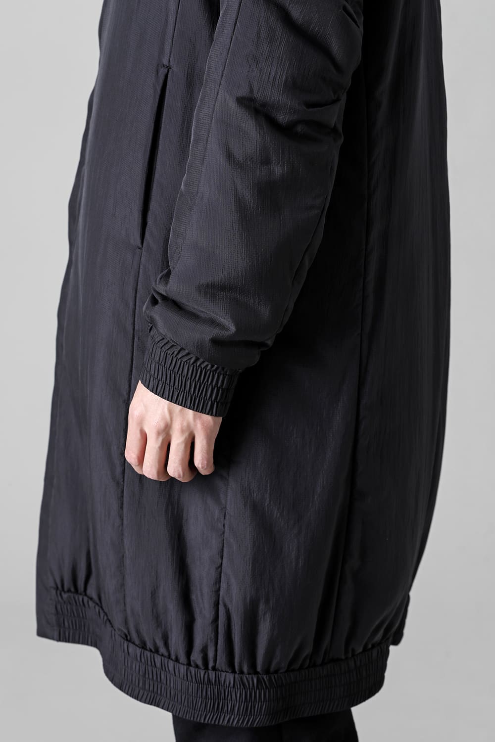 Nylon coat shrink nylon black