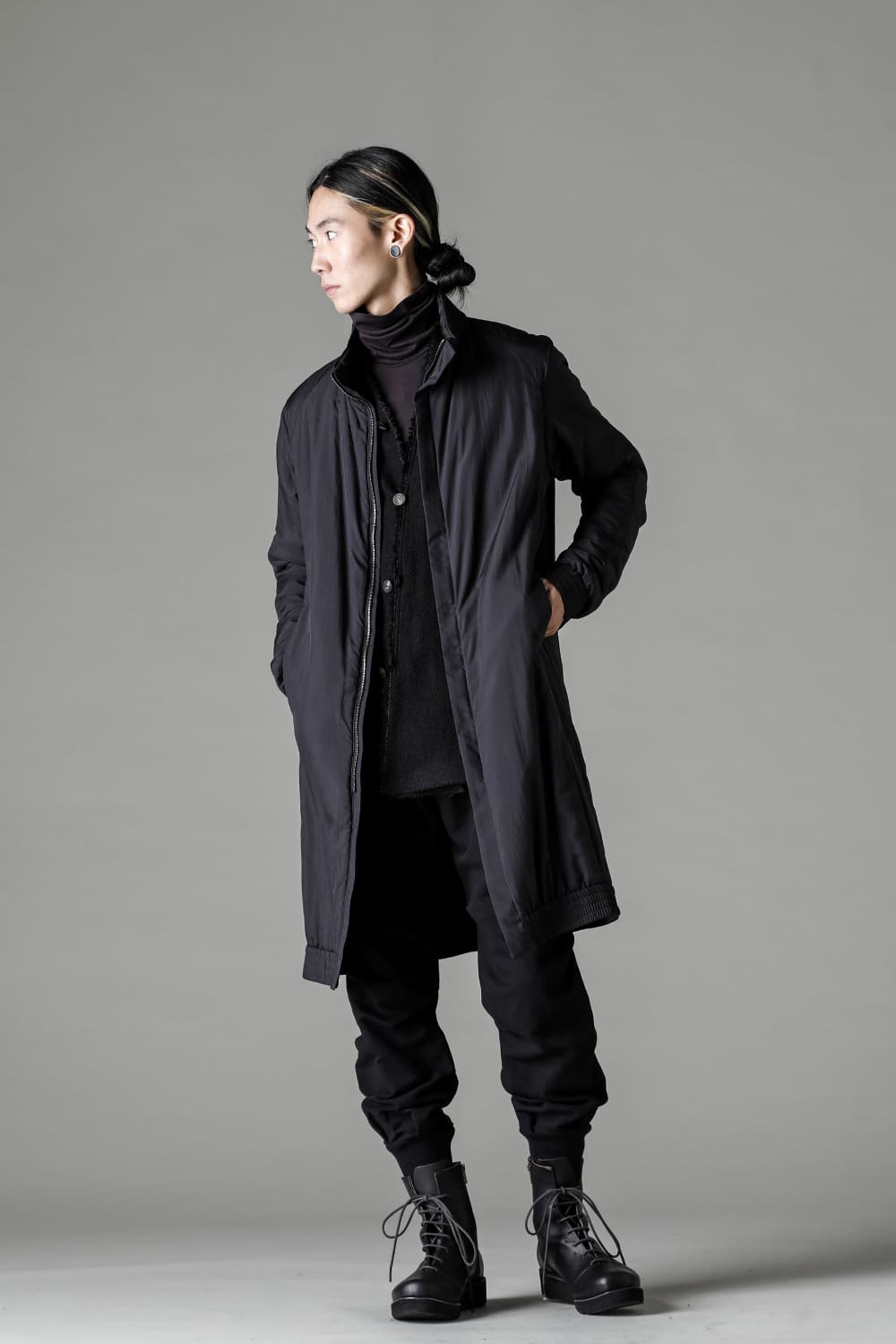 Nylon coat shrink nylon black