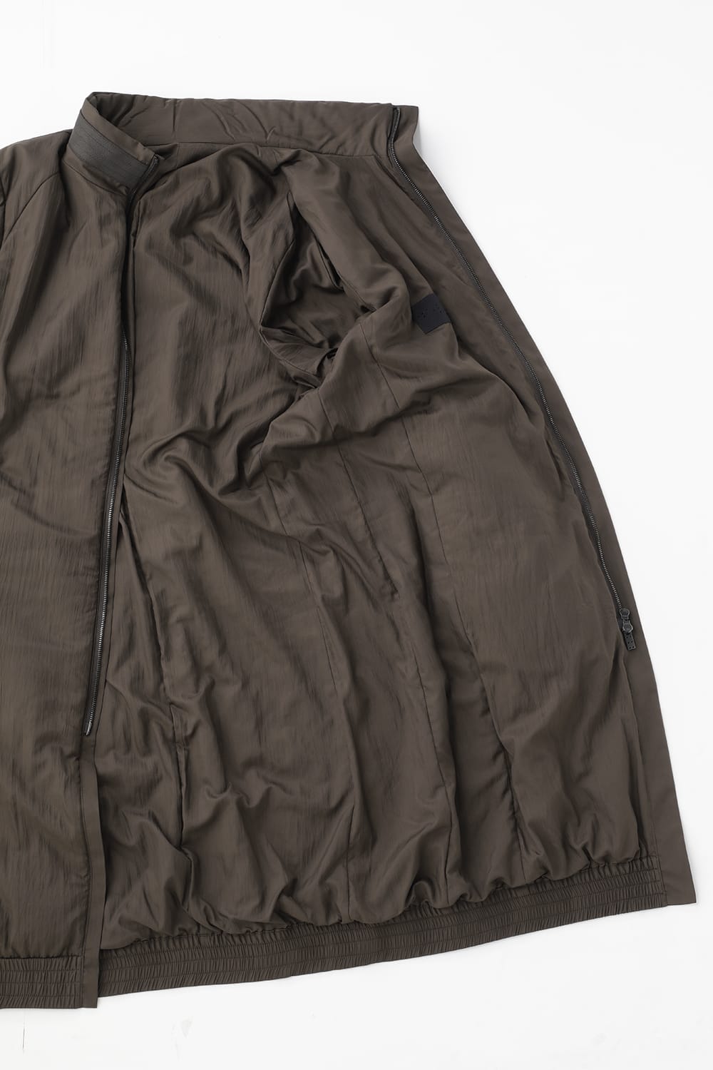 Nylon coat shrink nylon Dark Khaki