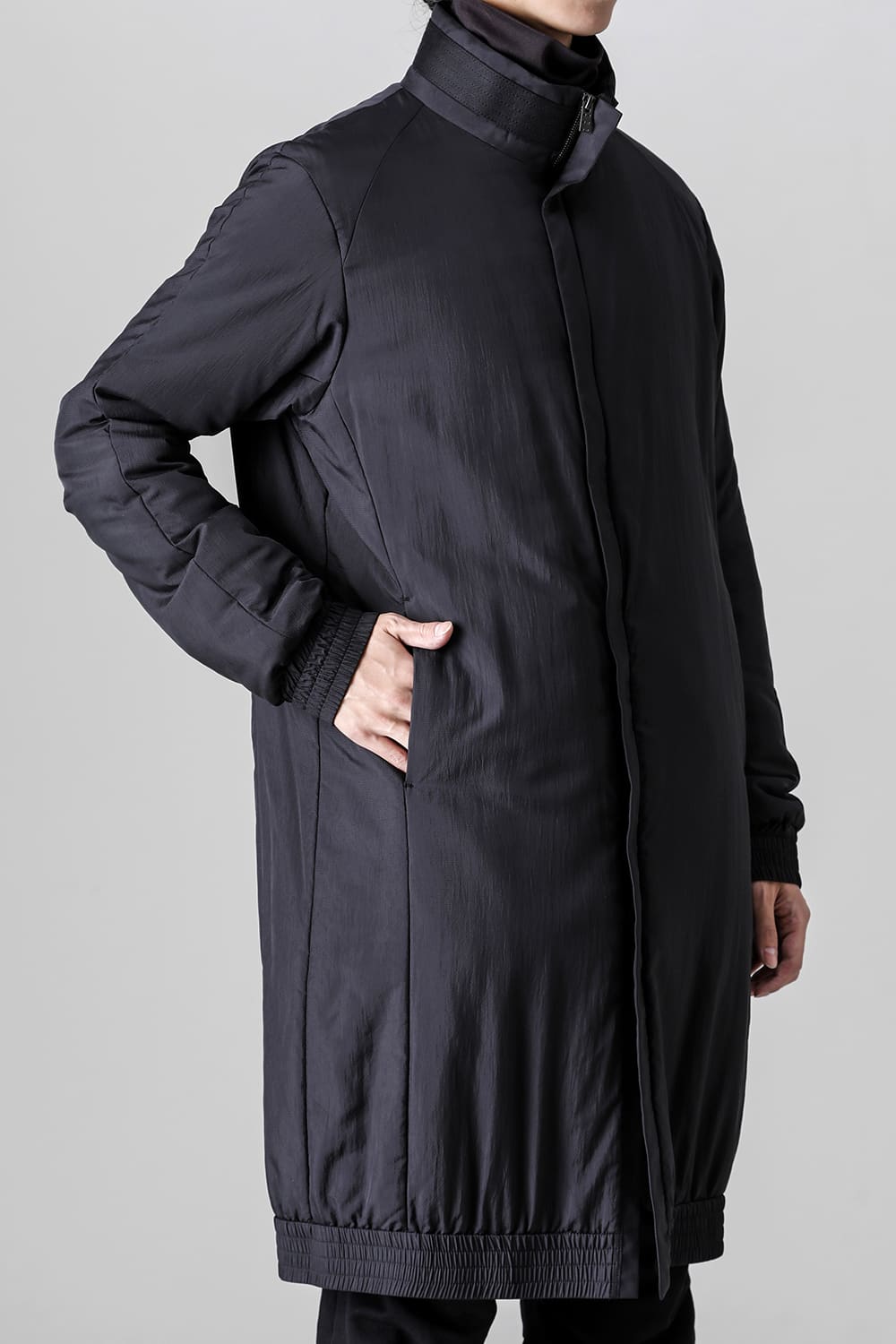 Nylon coat shrink nylon black