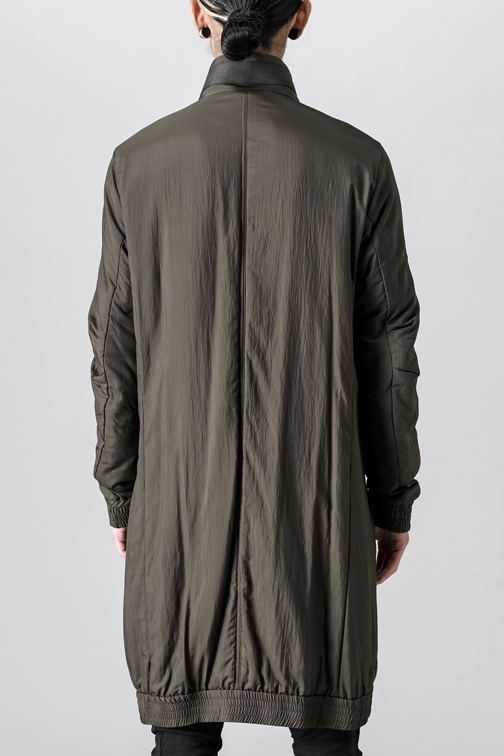 Nylon coat shrink nylon Dark Khaki