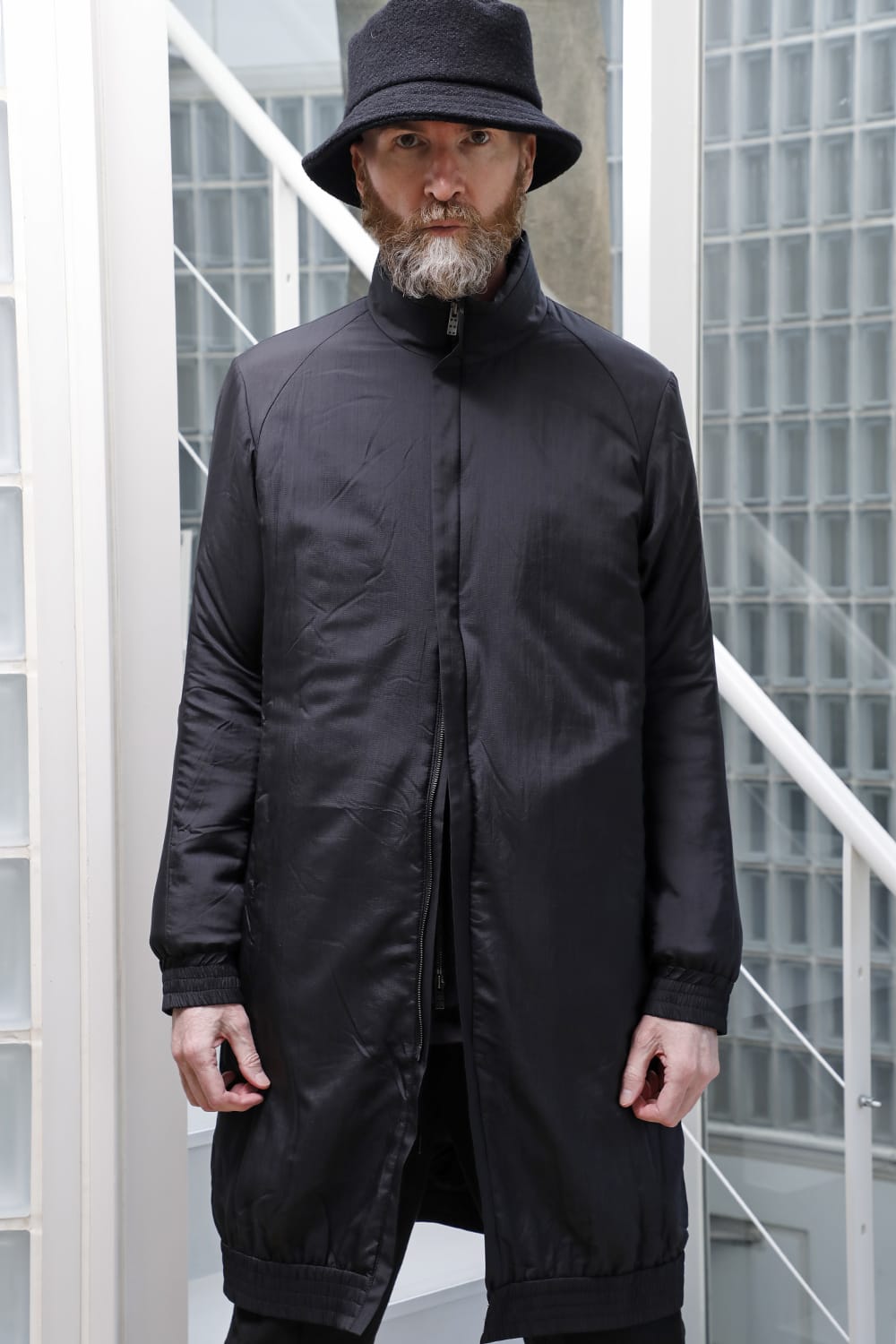 Nylon coat shrink nylon black