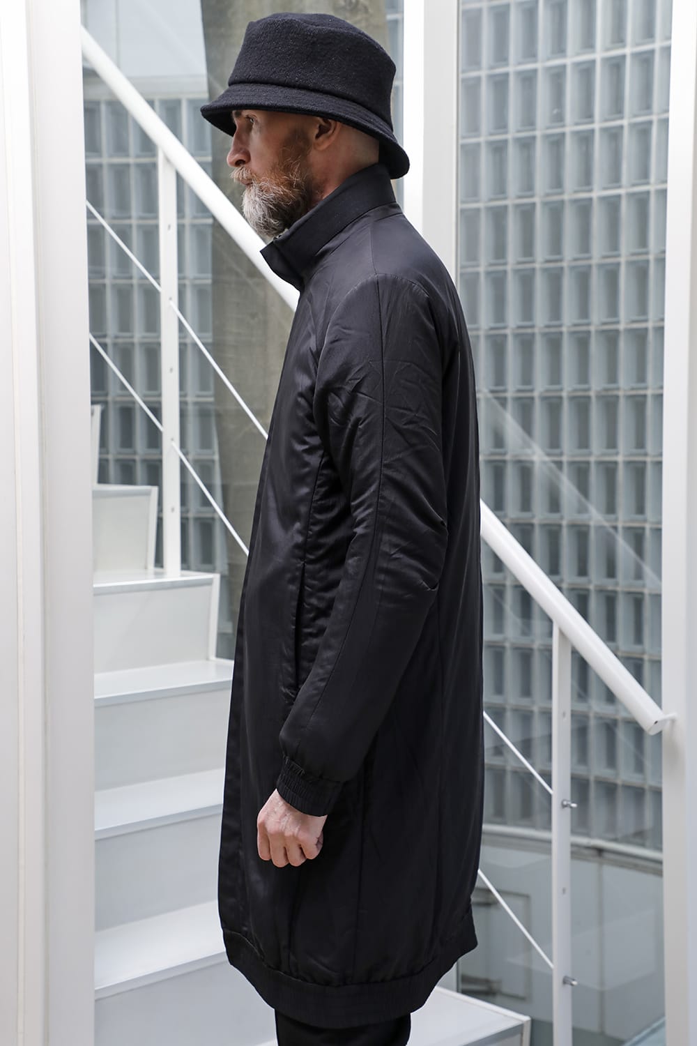 Nylon coat shrink nylon black