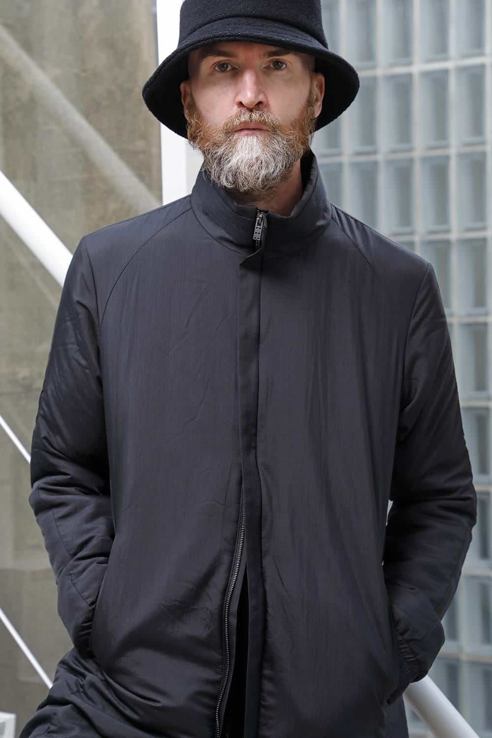 Nylon coat shrink nylon black