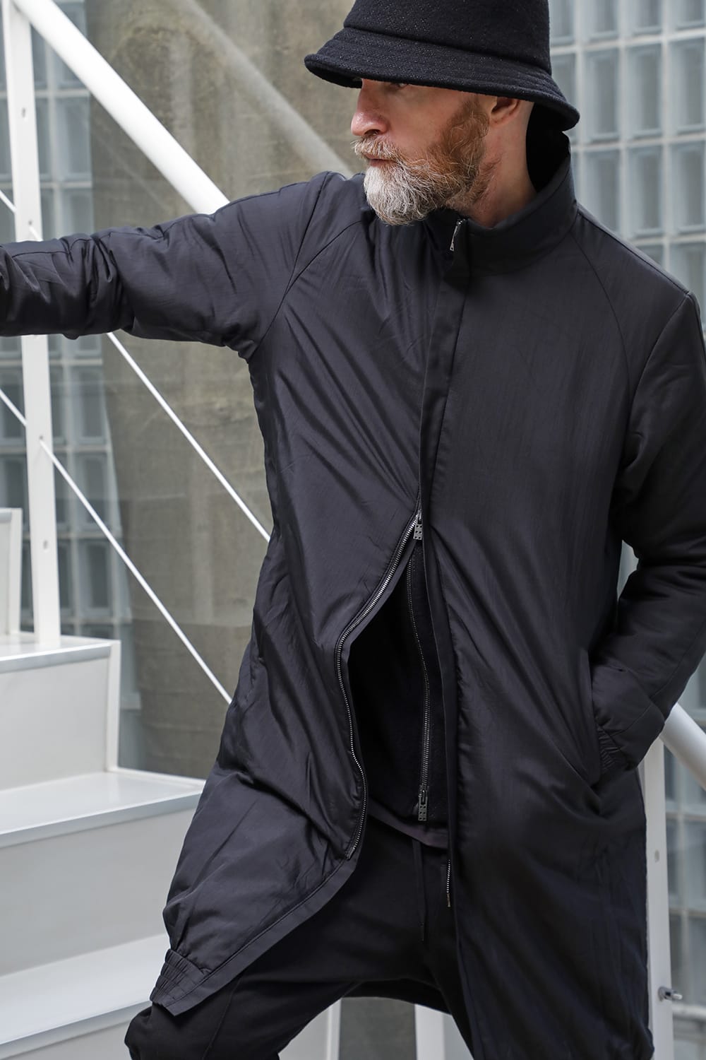 Nylon coat shrink nylon black