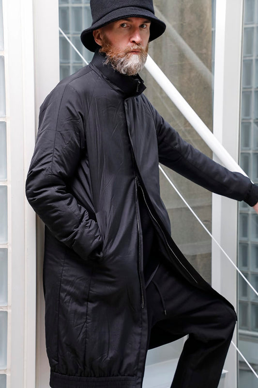 Nylon coat shrink nylon black