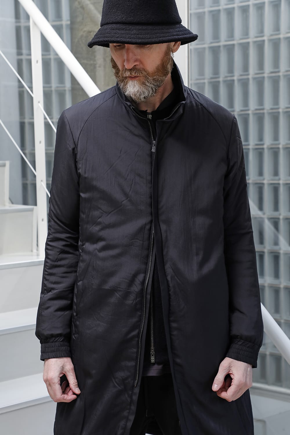 Nylon coat shrink nylon black