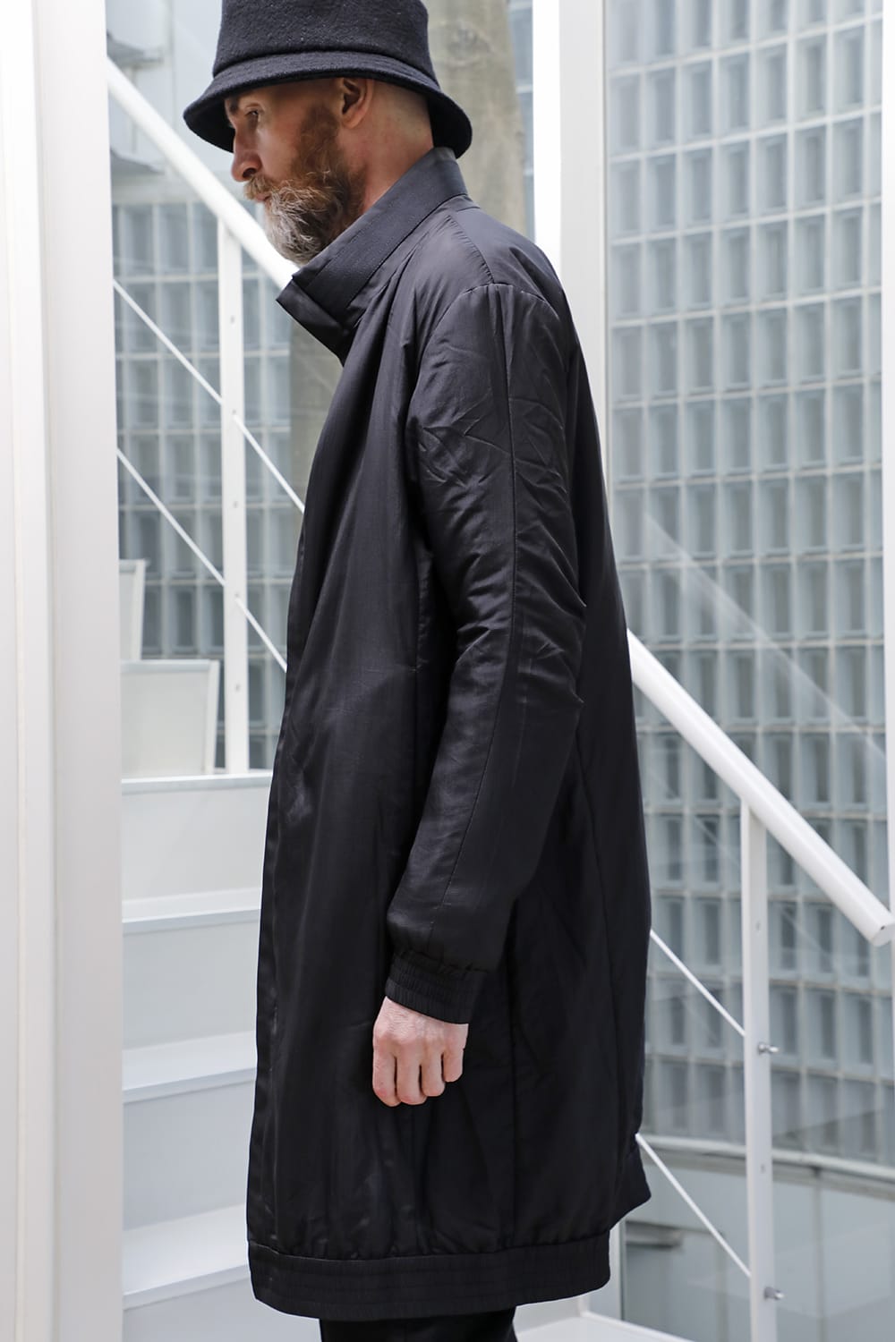 Nylon coat shrink nylon black