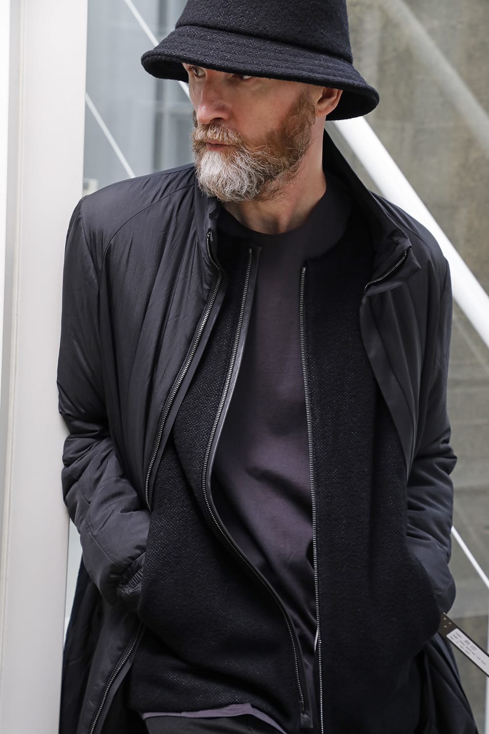 Nylon coat shrink nylon black