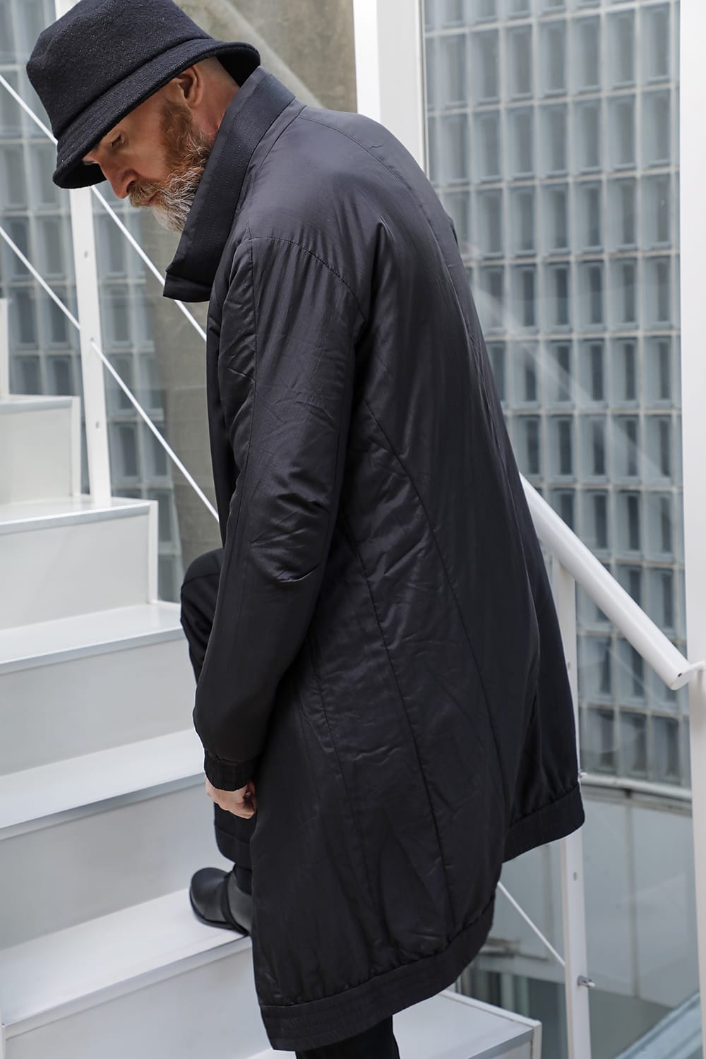 Nylon coat shrink nylon black