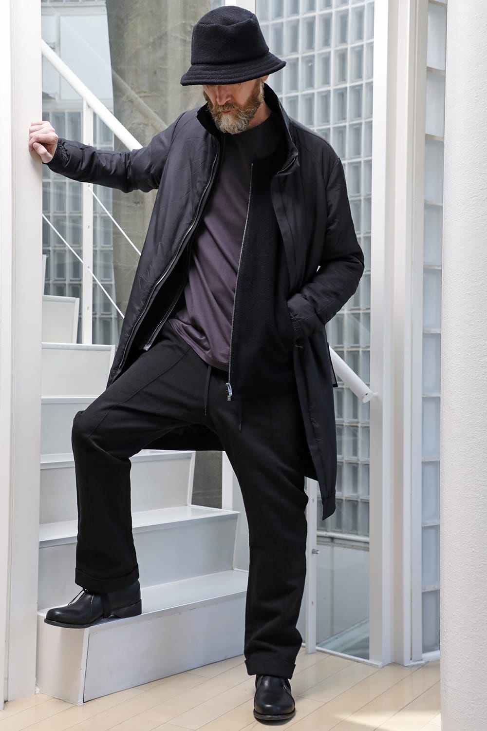 Nylon coat shrink nylon black