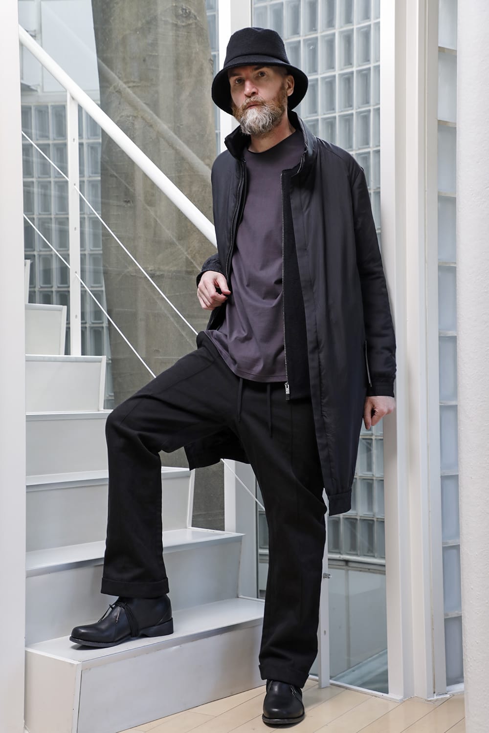 Nylon coat shrink nylon black