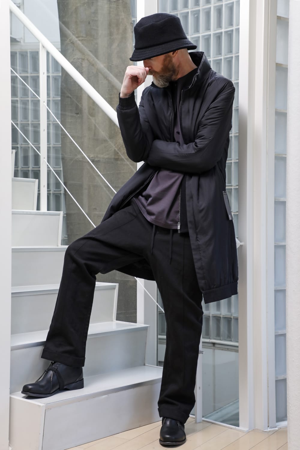 Nylon coat shrink nylon black