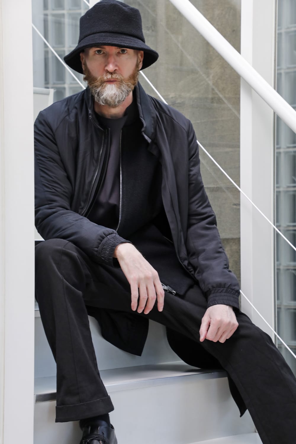 Nylon coat shrink nylon black