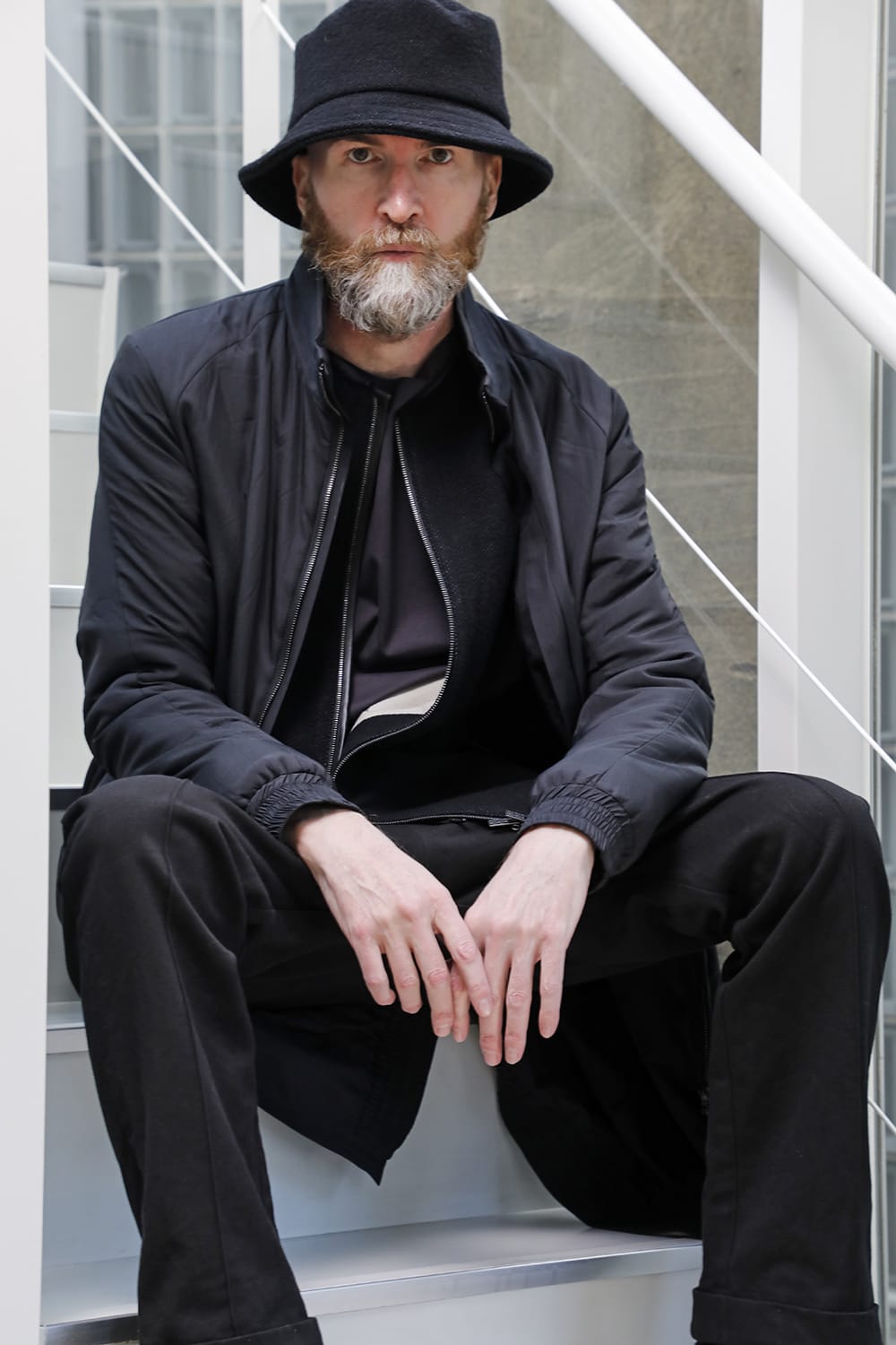 Nylon coat shrink nylon black