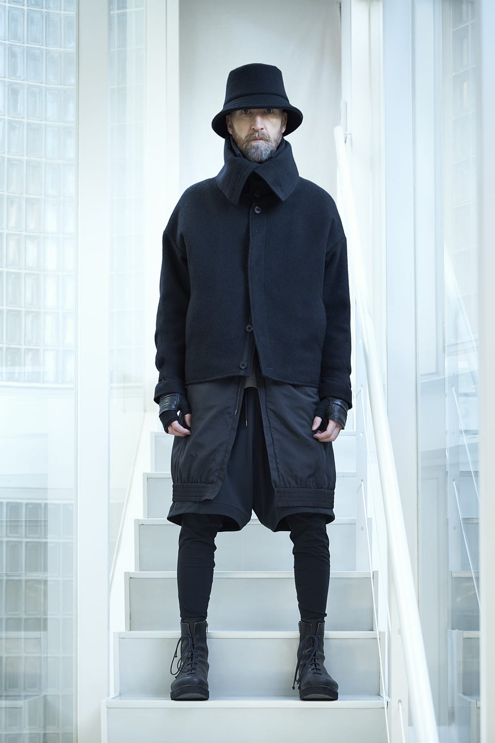 Nylon coat shrink nylon black