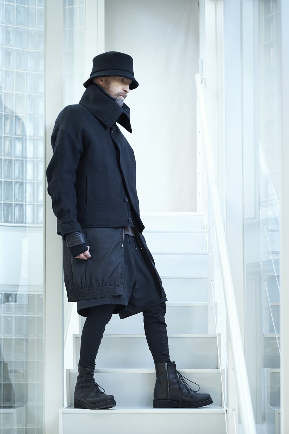 Nylon coat shrink nylon black