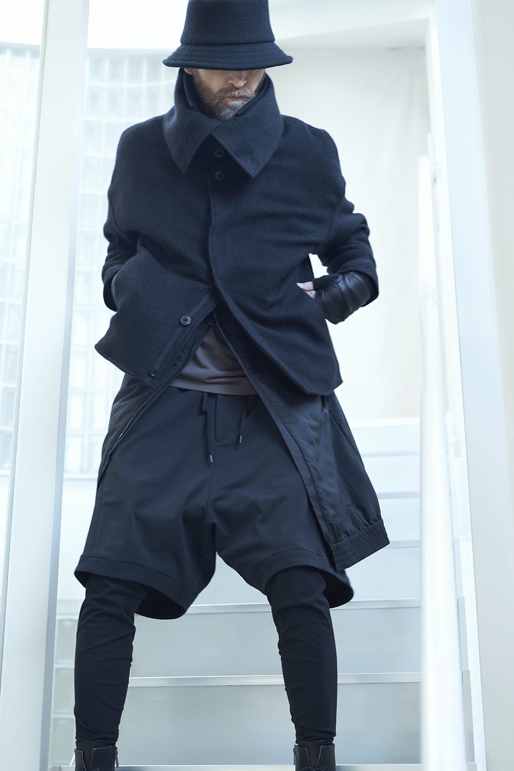 Nylon coat shrink nylon black