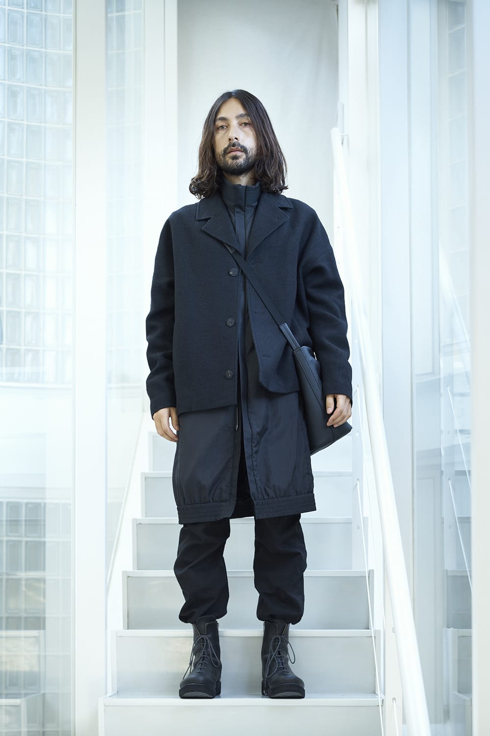 Nylon coat shrink nylon black