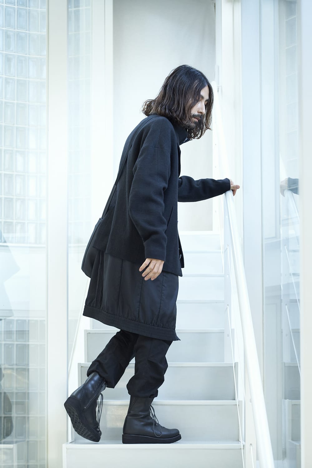 Nylon coat shrink nylon black