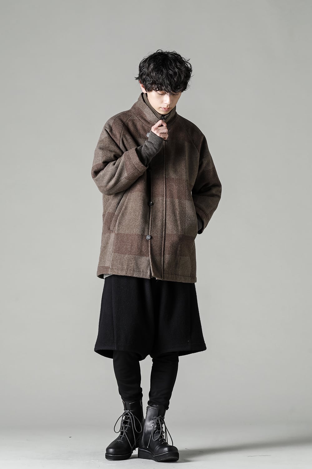 L7 coat wool needle punch