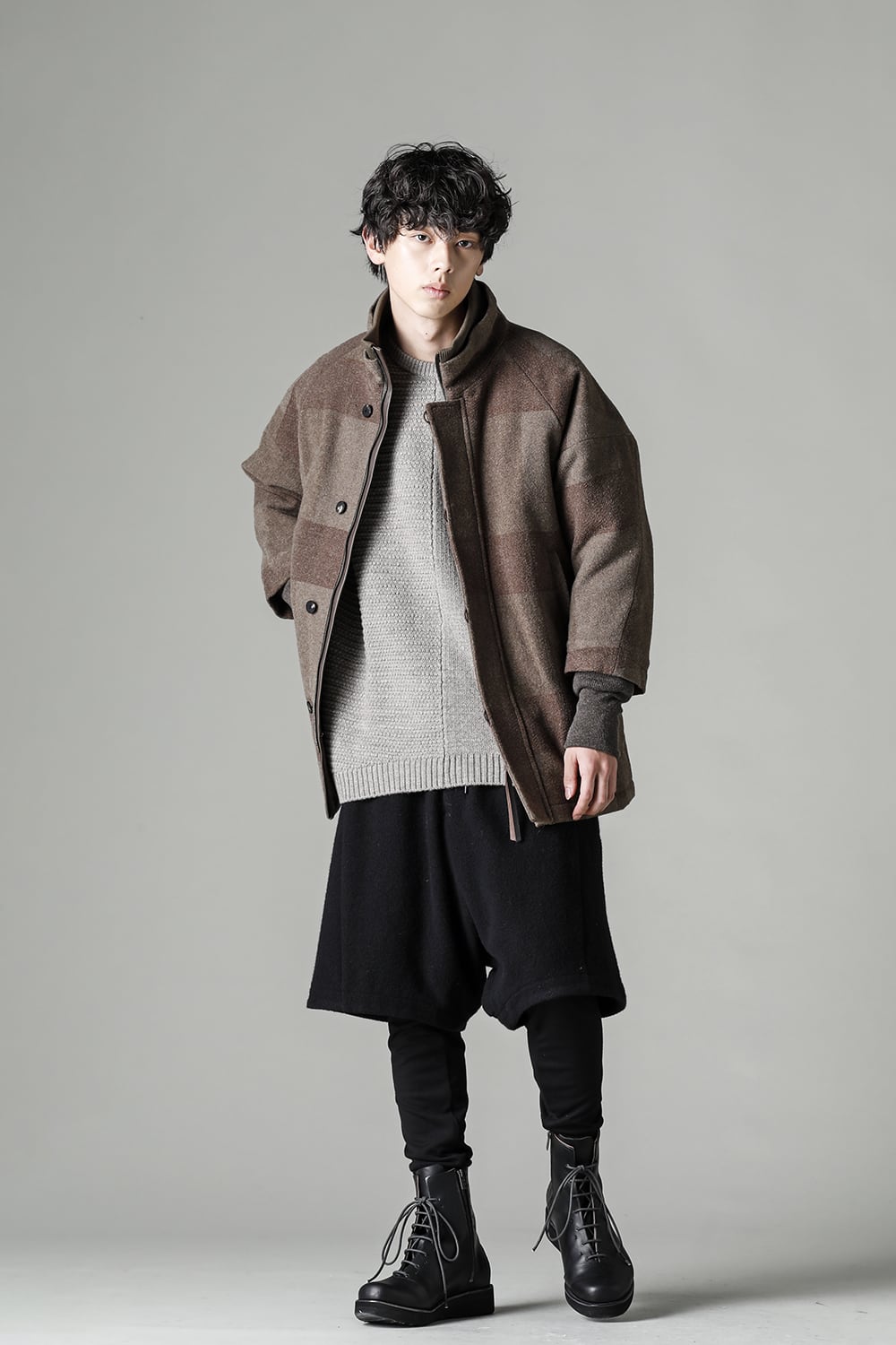 L7 coat wool needle punch