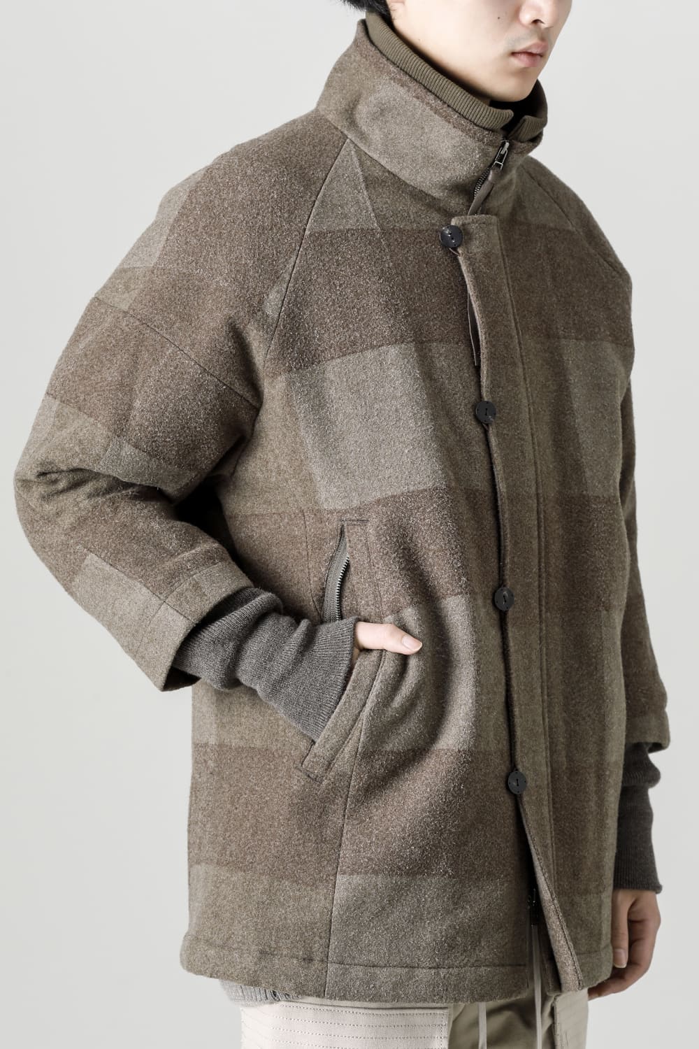 L7 coat wool needle punch