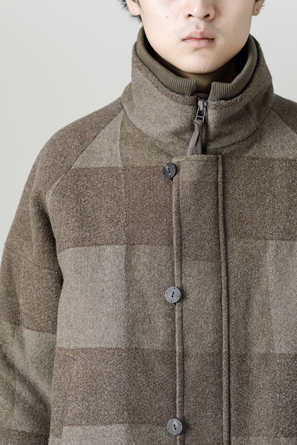 L7 coat wool needle punch