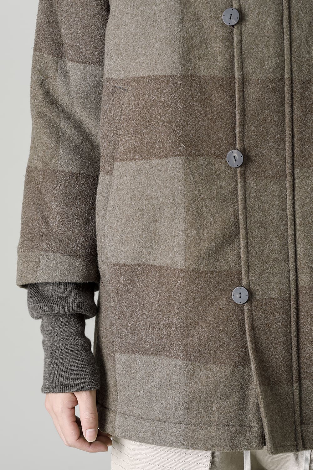 L7 coat wool needle punch