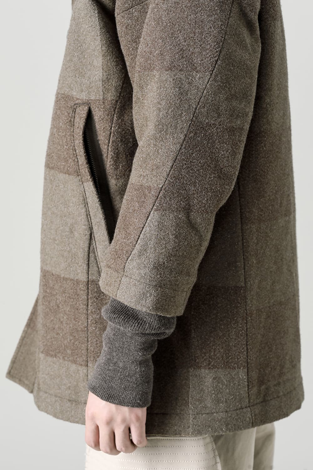 L7 coat wool needle punch