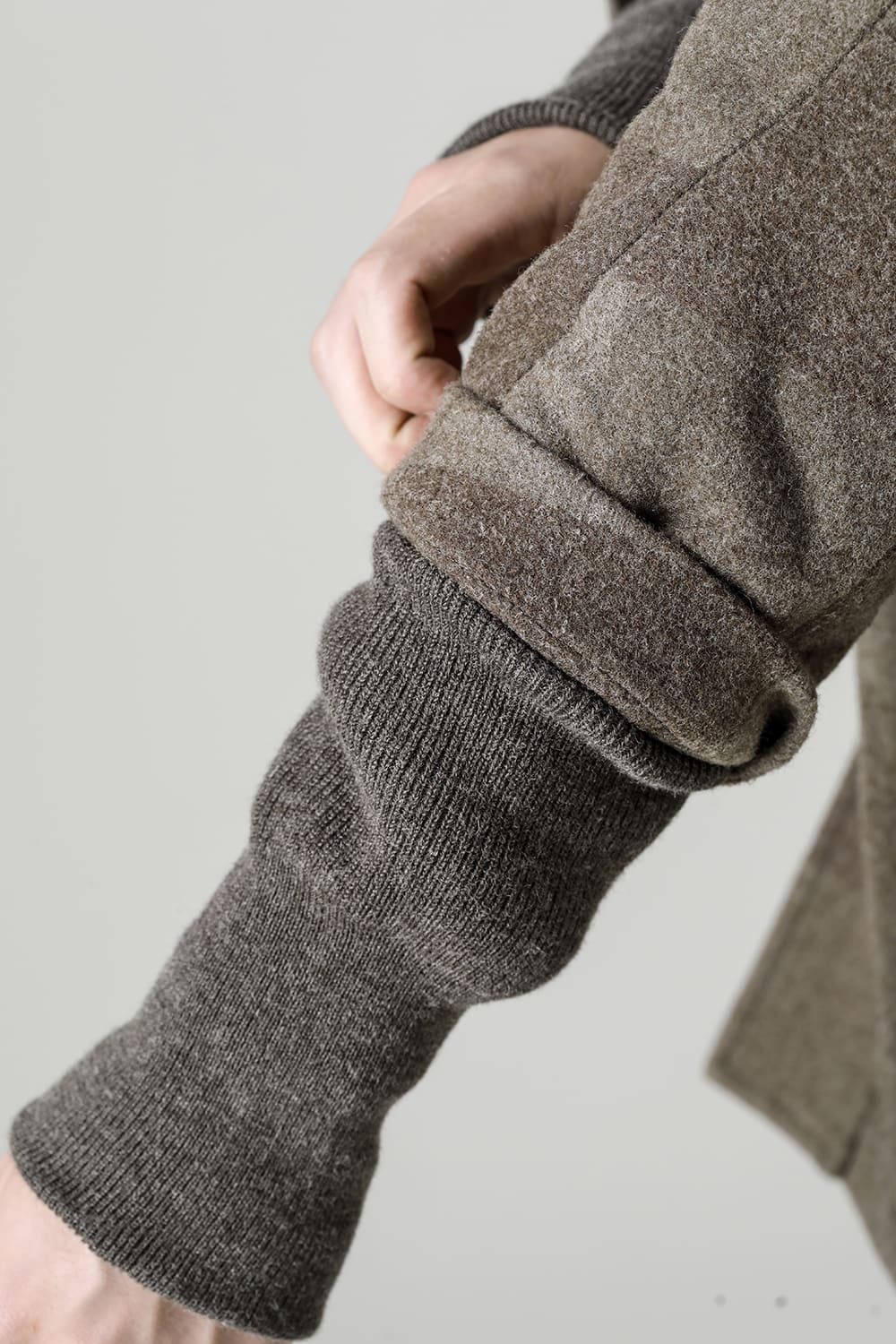 L7 coat wool needle punch