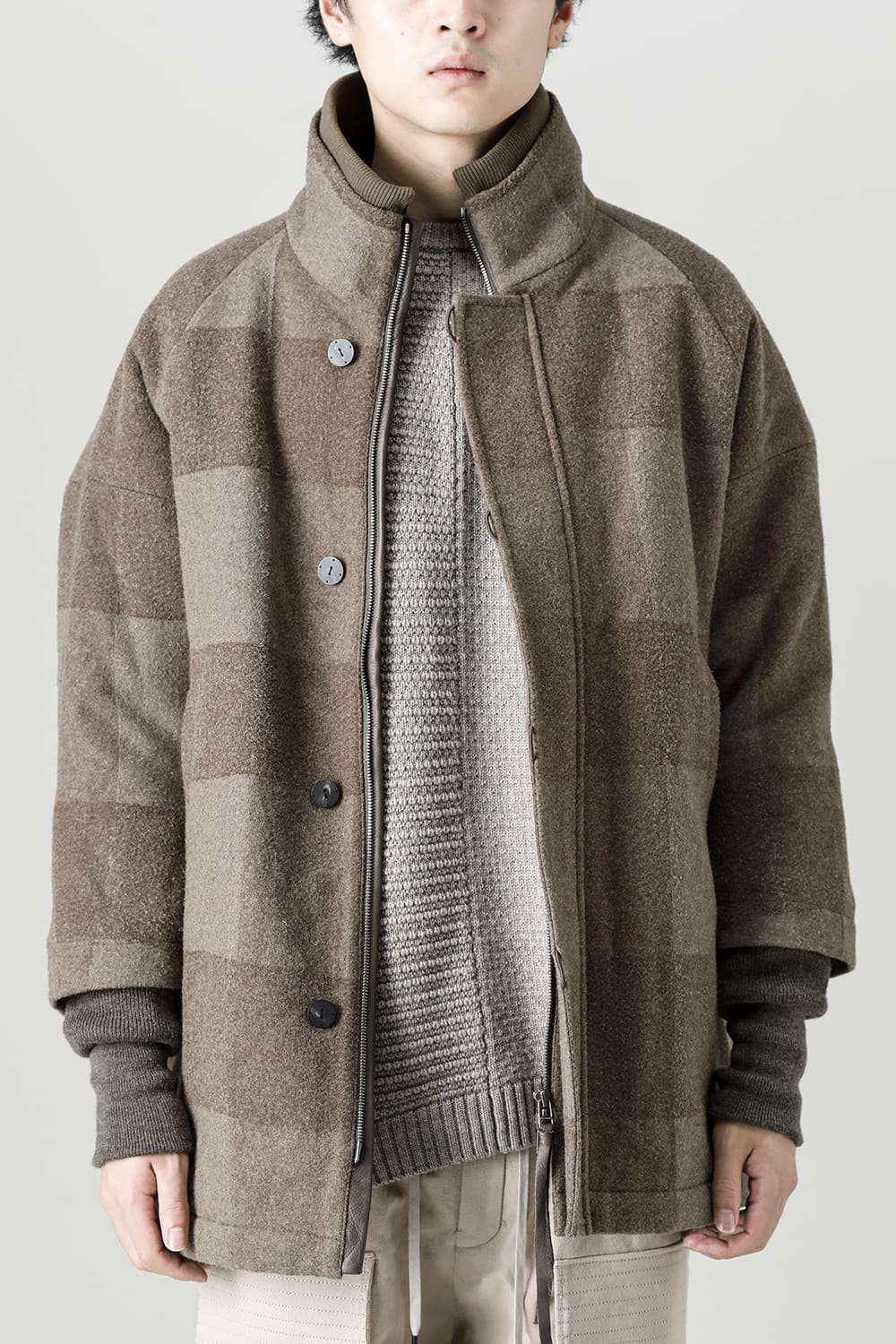 L7 coat wool needle punch