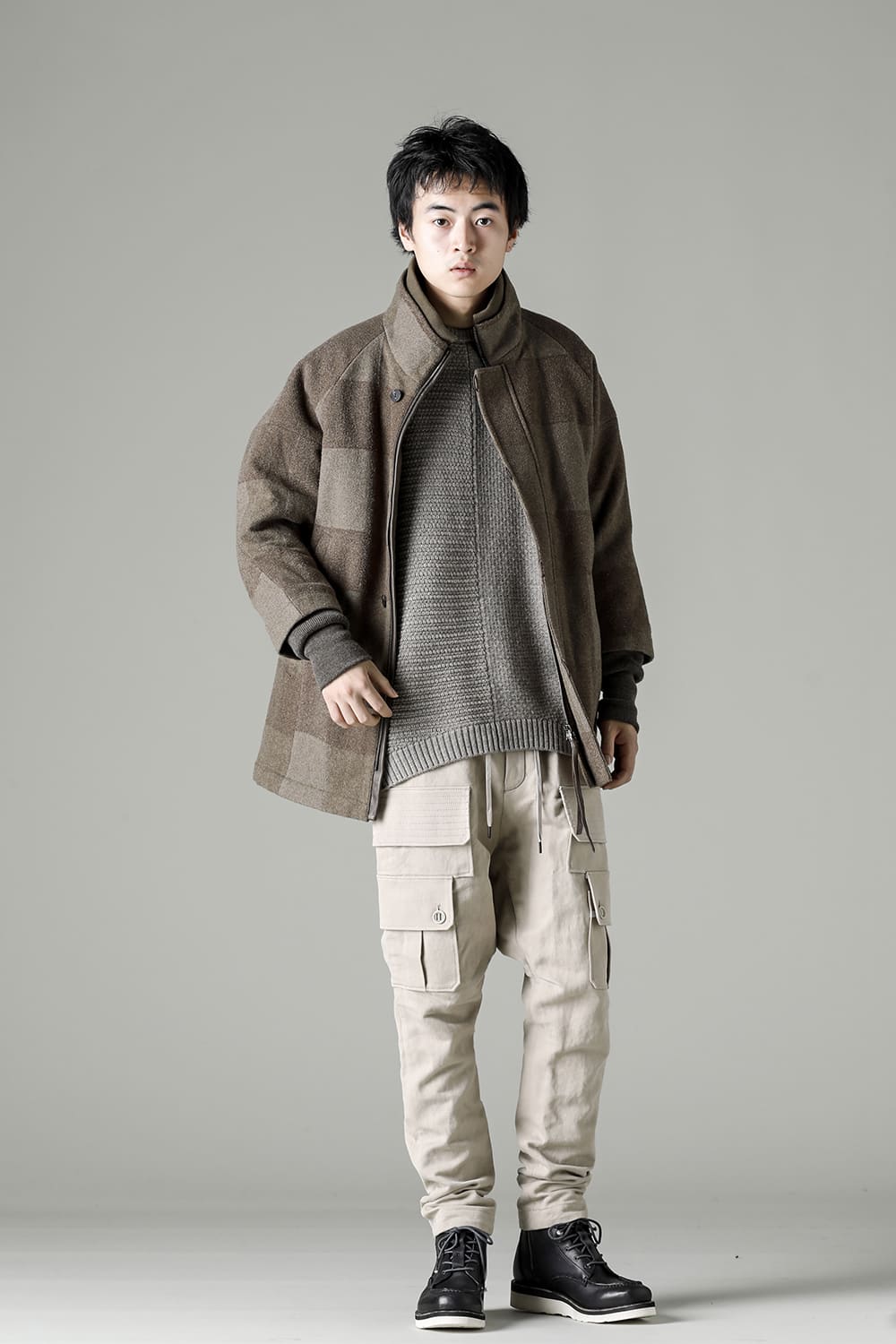 L7 coat wool needle punch