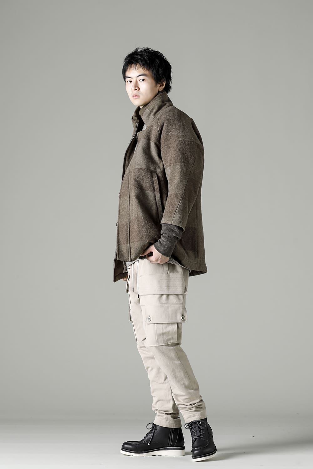 L7 coat wool needle punch