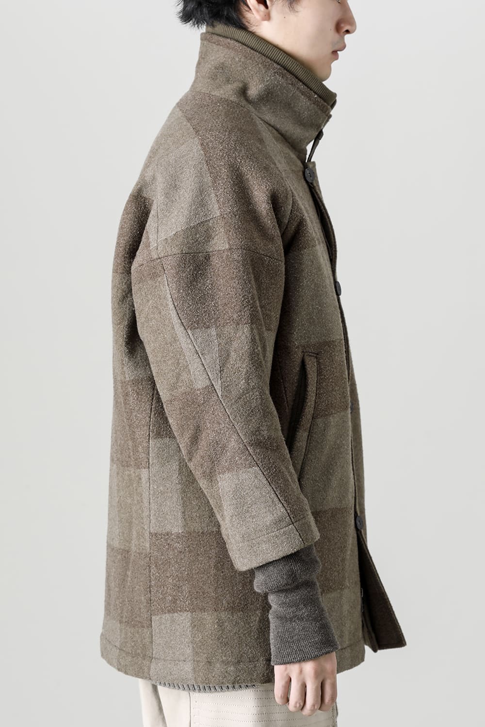 L7 coat wool needle punch