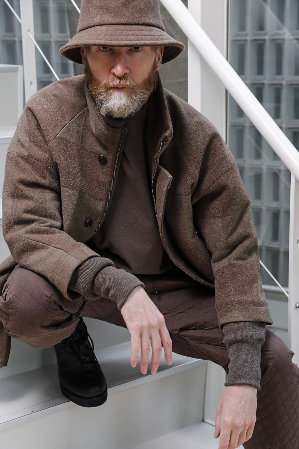 L7 coat wool needle punch